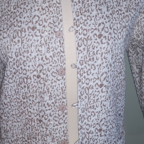 Peck & Peck Weekend Cardigan Jacket Reversable - Picture 7 of 8